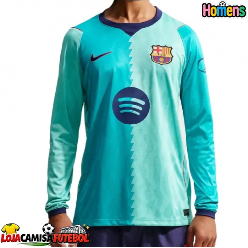 Camisa de Futebol Barcelona Equipamento Alternativo 2026-27 Manga Comprida